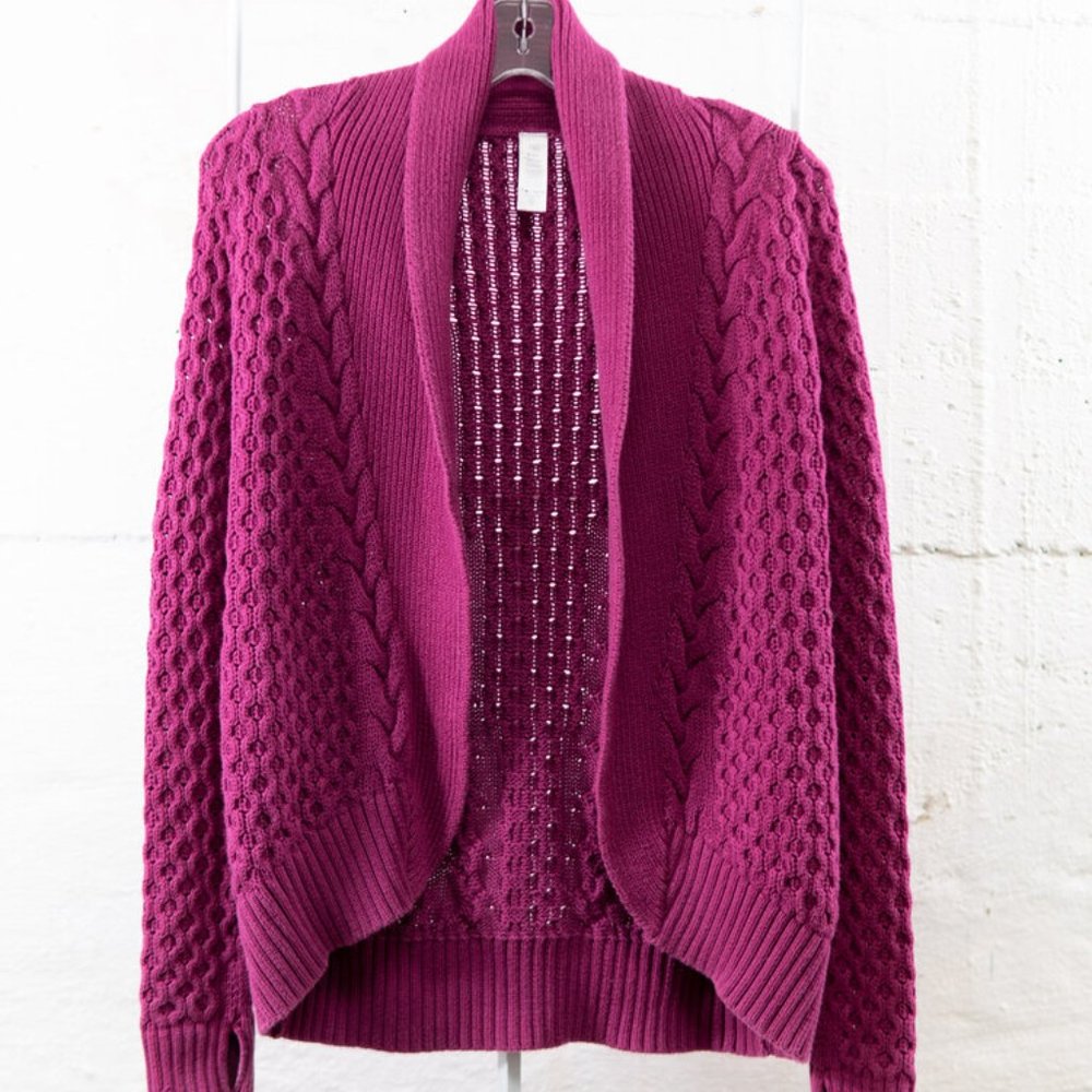 IVIIVVA KNIT CARDIGAN FUSCHIA Size S/M